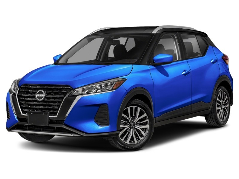 Electric Blue Metallic/Super Black 2024 Nissan Kicks SV FWD exterior