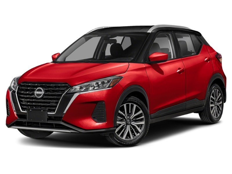 Scarlet Ember Tintcoat/Super Black 2024 Nissan Kicks SV FWD exterior