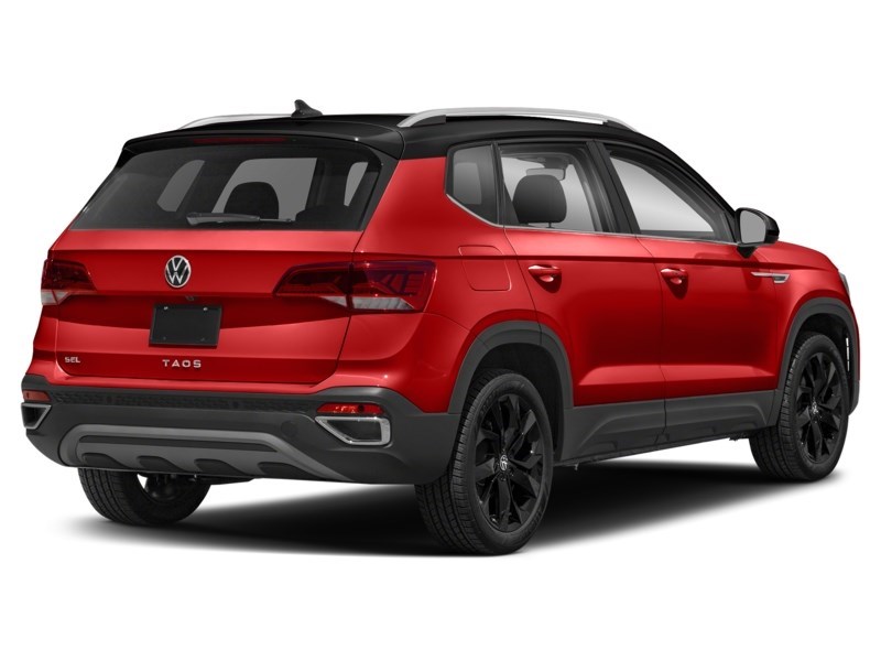 2023 Volkswagen Taos Highline 4MOTION Kings Red Metallic w/Black Roof  Shot 68
