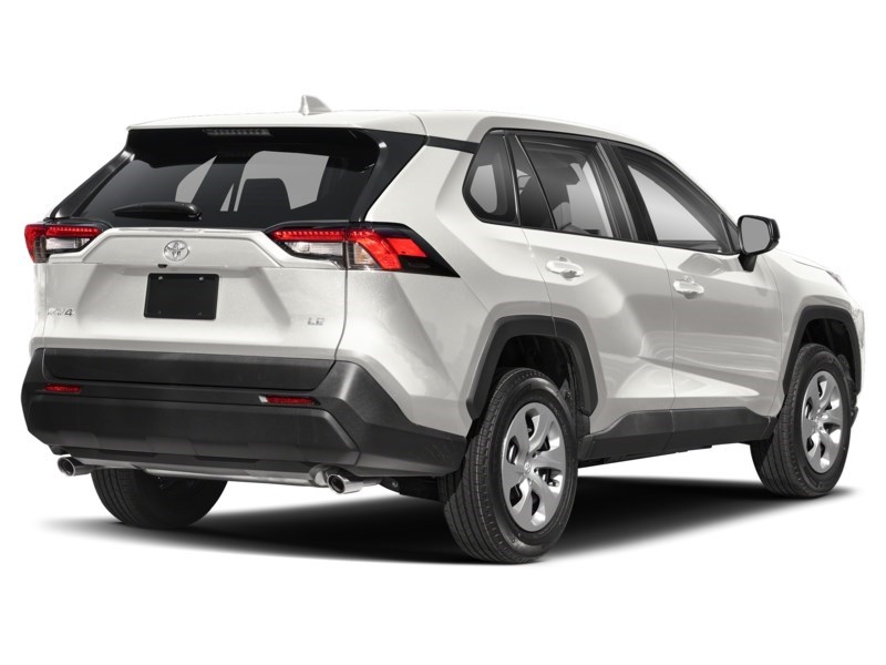 2025 Toyota RAV4 LE AWD White  Shot 3