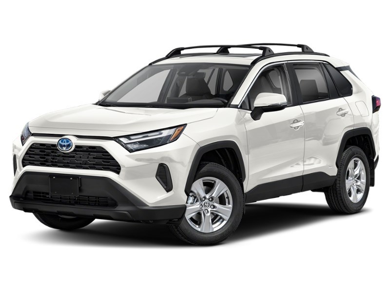 Super White 2023 Toyota RAV4 Hybrid Hybrid XLE AWD exterior