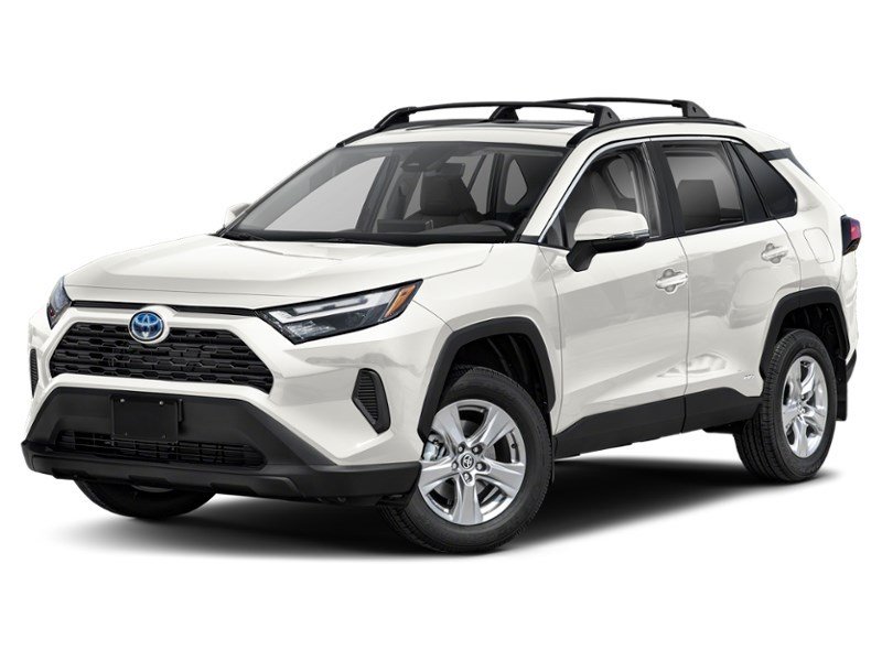 Super White 2023 Toyota RAV4 Hybrid Hybrid XLE AWD exterior
