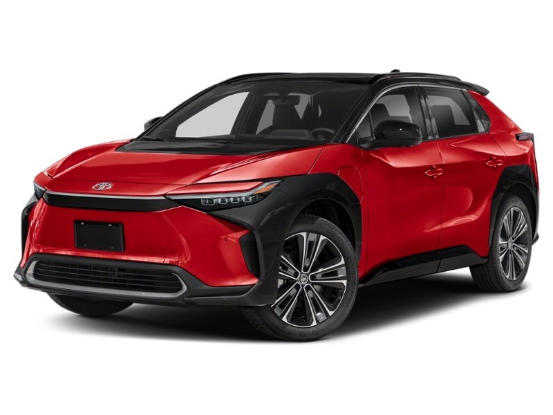 2023 Toyota bZ4X XLE AWD Supersonic Red w/Black Roof  Shot 43