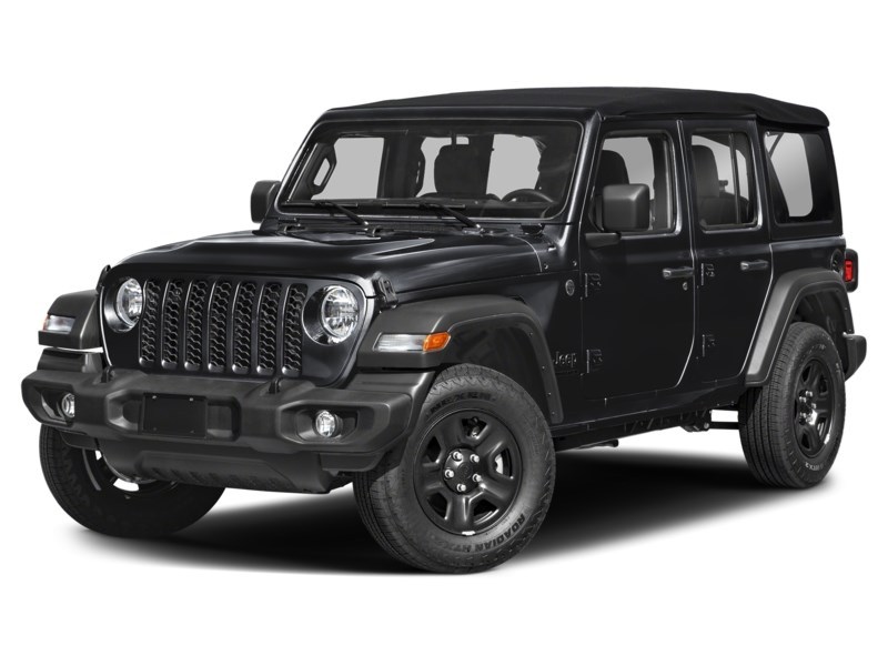 2025 Jeep Wrangler Sahara 4 Door 4x4 Black  Shot 4