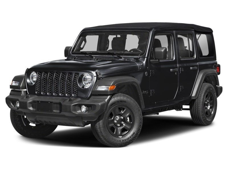 2025 Jeep Wrangler Sahara 4 Door 4x4 Black  Shot 1