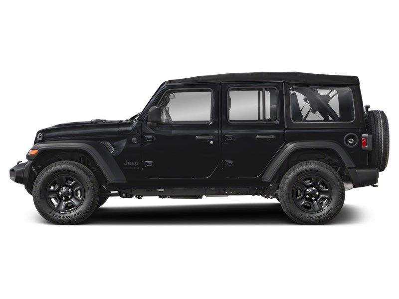 2025 Jeep Wrangler Sahara 4 Door 4x4 Black  Shot 3