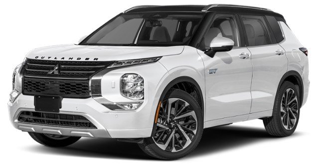 White Diamond/Black Roof [White] 2026 Mitsubishi Outlander Plug-In Hybrid GT exterior