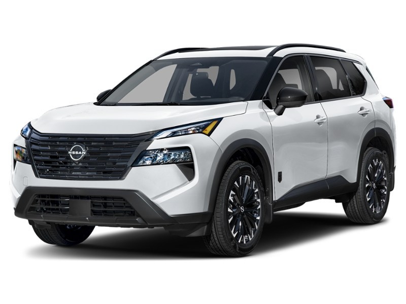 2025 Nissan Rogue AWD Midnight Edition Everest White Tricoat Pearl  Shot 11